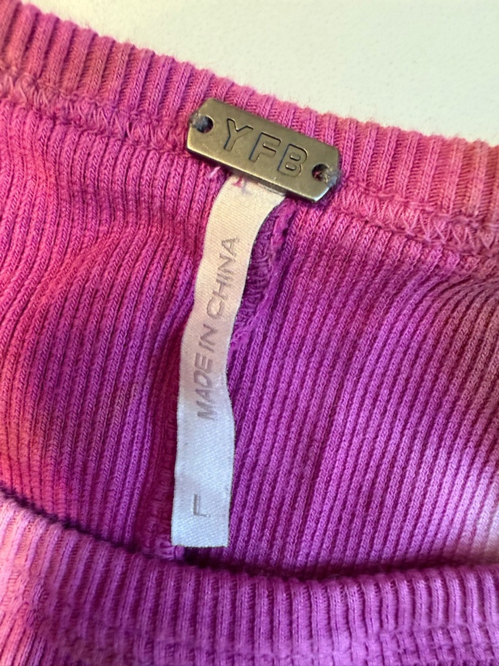 YFB Tie-Dye Ribbed Tank Top - Picture 3 of 3